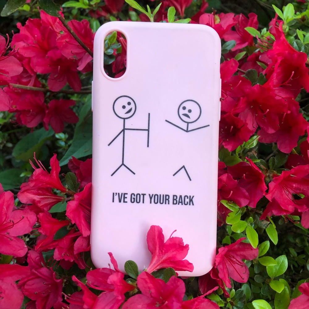 📱sold!! NWOT IPHONE X/XS funny cute case😂